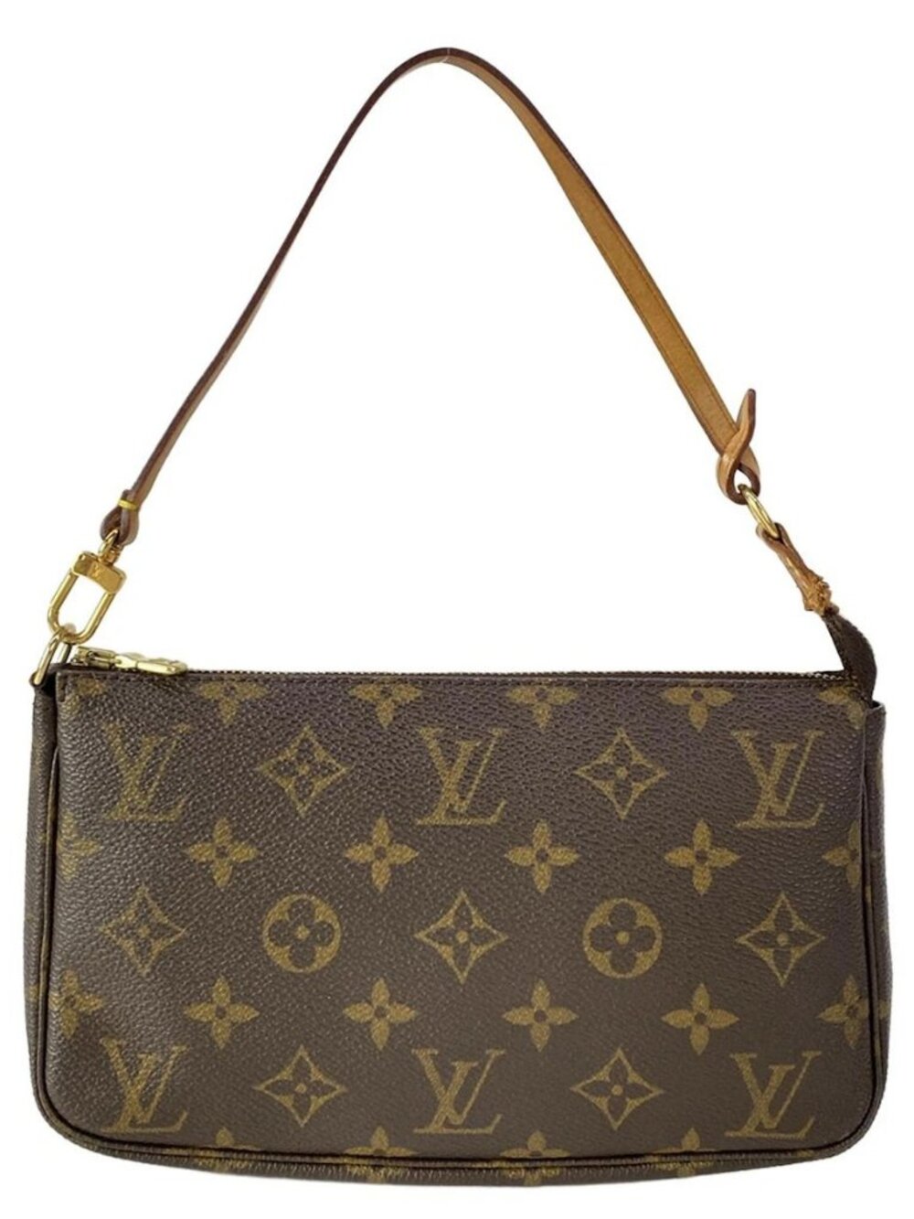 LOUIS VUITTON Pochette Accessoires M51980 Monogram BJ0040 Handbag - Picture 1 of 15